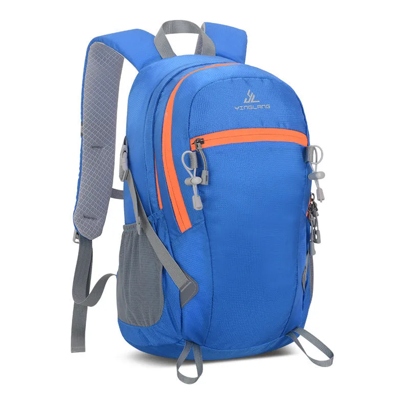 Ultralight 20L hiking backpack with air pillow straps, waterproof nylon, available in multiple colours