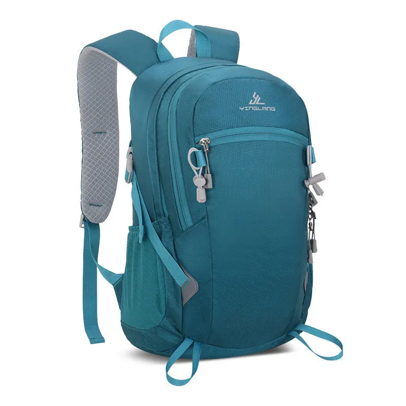 Ultralight 20L hiking backpack with air pillow straps, waterproof nylon, available in multiple colours