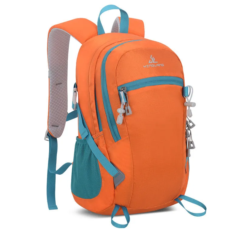 Ultralight 20L hiking backpack with air pillow straps, waterproof nylon, available in multiple colours