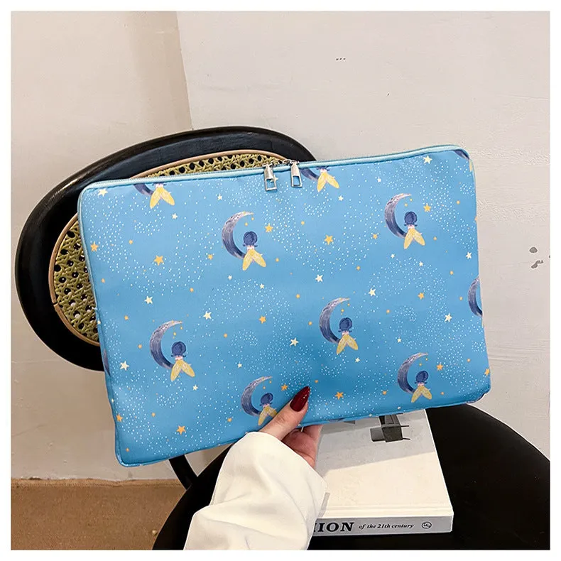 Moon XINGX casual small square cloth handbag in black with internal phone pocket, lightweight design for daily use