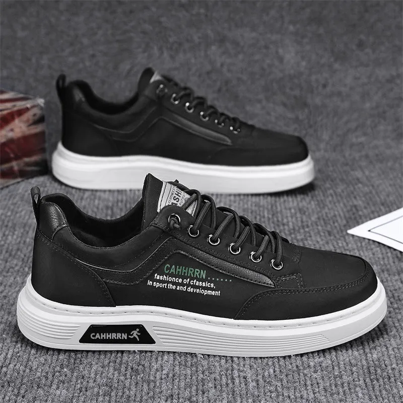 Retro elastic band men's casual sports shoes with umbrella cloth upper and PVC sole, in Army Green, low top, round toe.