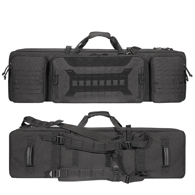 Outdoor Real CS 36-inch water bomb bag in black polyester with solid colour design for paintball and fishing sports