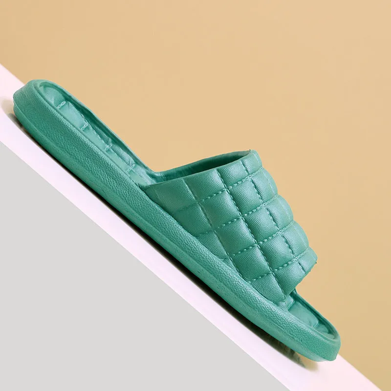 Couple summer slippers unisex EVA waterproof non-slip bathroom flip-flops in multiple colours