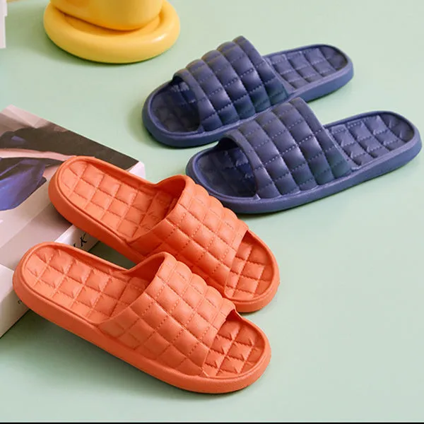 Couple summer slippers unisex EVA waterproof non-slip bathroom flip-flops in multiple colours