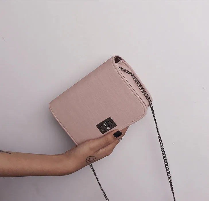 Fashion backpack in pure colour PU material, available in black, green, and pink