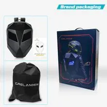 LED smart backpack with 48x48 full-colour screen, adjustable straps, and multiple compartments