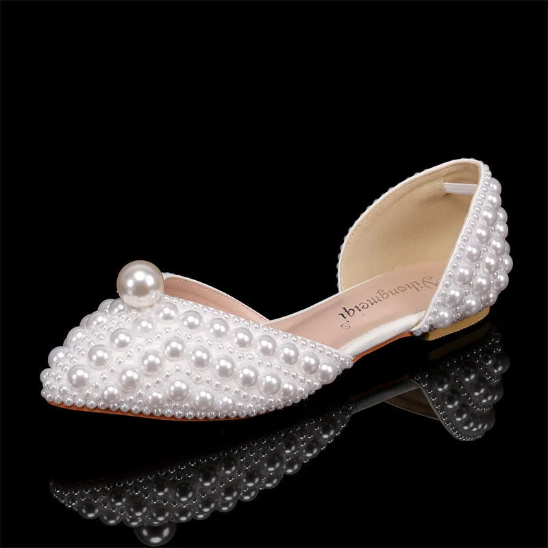 PU women's high heel stiletto pumps with rhinestone decoration, fish mouth toe, low top, and buckle closure in beige