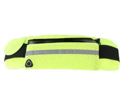 Waterproof anti-theft phone pocket for running in black with 6 inch capacity