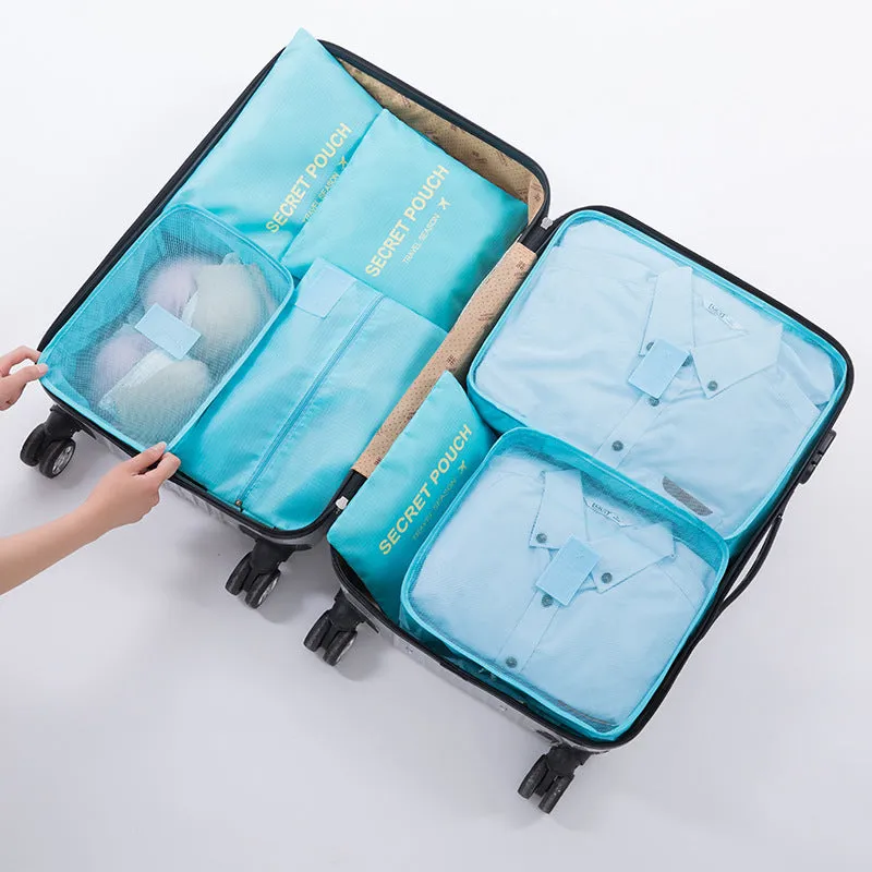 210D Oxford cloth travel packing cube in black, showing cube shape with zip closure, suitable for organising shoes and toiletries