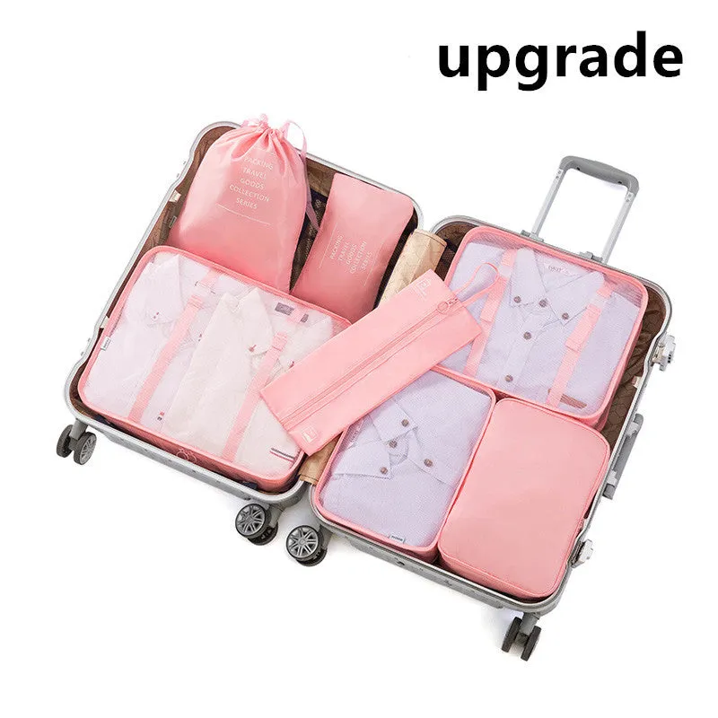 210D Oxford cloth travel packing cube in black, showing cube shape with zip closure, suitable for organising shoes and toiletries