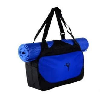 Waterproof Oxford cloth yoga backpack pillow bag in Black with 56-75L capacity