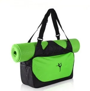 Waterproof Oxford cloth yoga backpack pillow bag in Black with 56-75L capacity