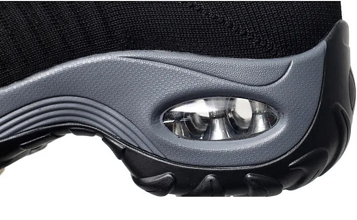 Dancing soft bottom flying woven rocking shoes in black camouflage, low-top front strap style