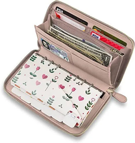 PU leather anti-theft RFID blocking card holder wallet showing colour options