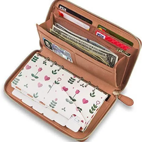 PU leather anti-theft RFID blocking card holder wallet showing colour options