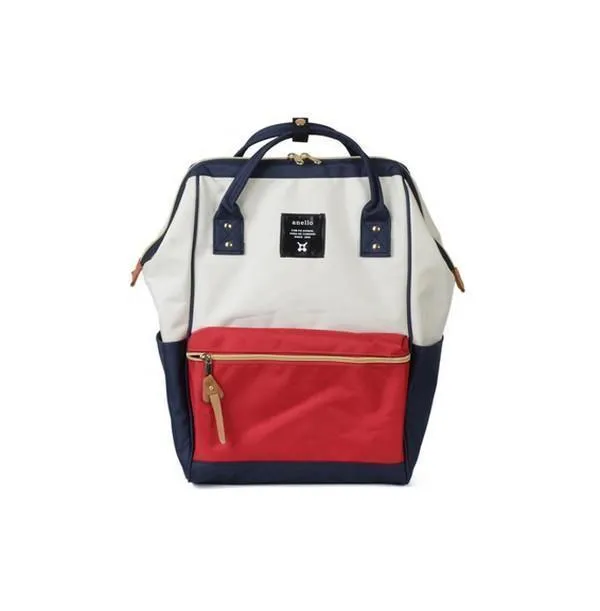 Women backpack 39cm Japanese style school bag travel tote with zipper and side pockets in multiple colours