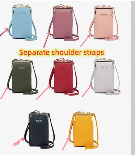 Compact diagonal shoulder bag in PU leather with lychee pattern, square vertical shape, 10x17x5cm, zipper closure