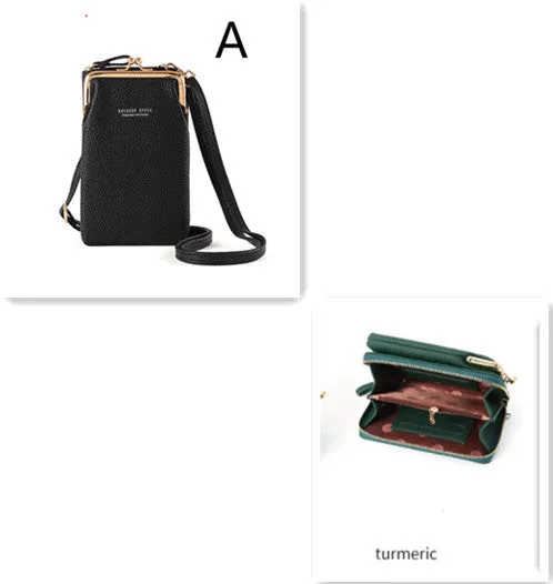 Compact diagonal shoulder bag in PU leather with lychee pattern, square vertical shape, 10x17x5cm, zipper closure