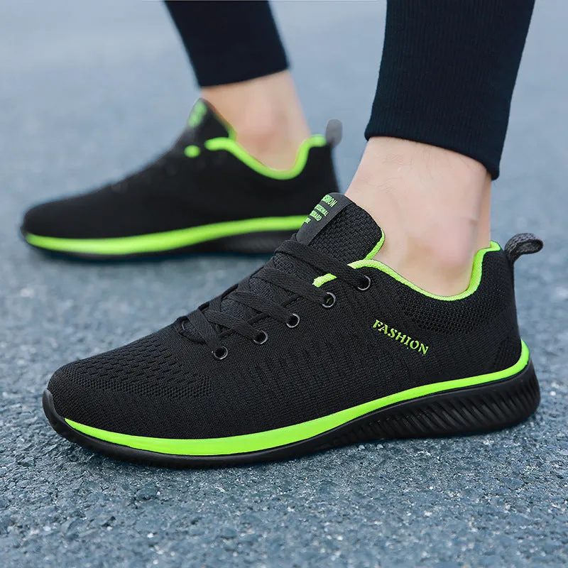 Men's everyday running shoes viscose sole low heel textile insole black and red colour 9088 series 800g