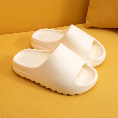Unisex EVA flip flops beach slippers in multiple colours with injection-moulded sole