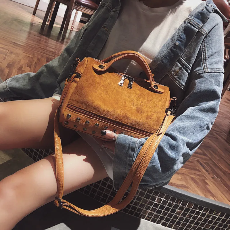 Large casual tote shoulder bag for women in soft PU leather, lightweight 340g, with smooth zipper; shown in black brown gray variants