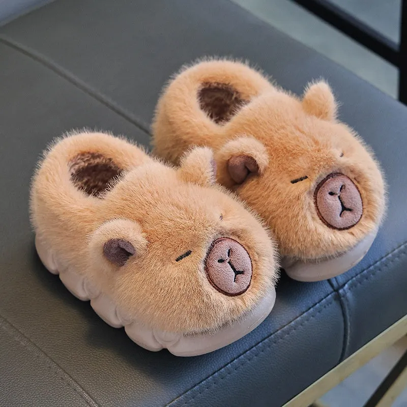 Kappabala children's cartoon EVA slippers in dark coffee colour for kids