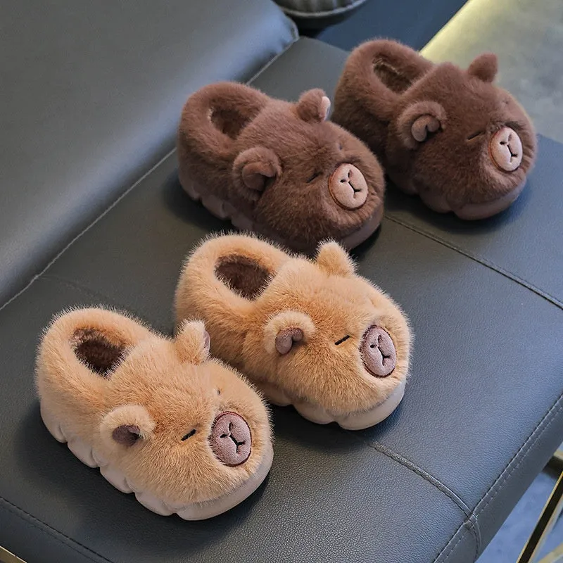Kappabala children's cartoon EVA slippers in dark coffee colour for kids