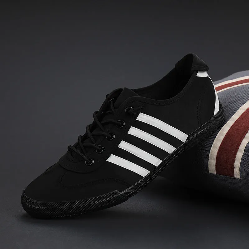 Men's lace up casual canvas shoes low top flat heel rubber sole round toe front lace-up available in multiple colours sizes 38 to 44