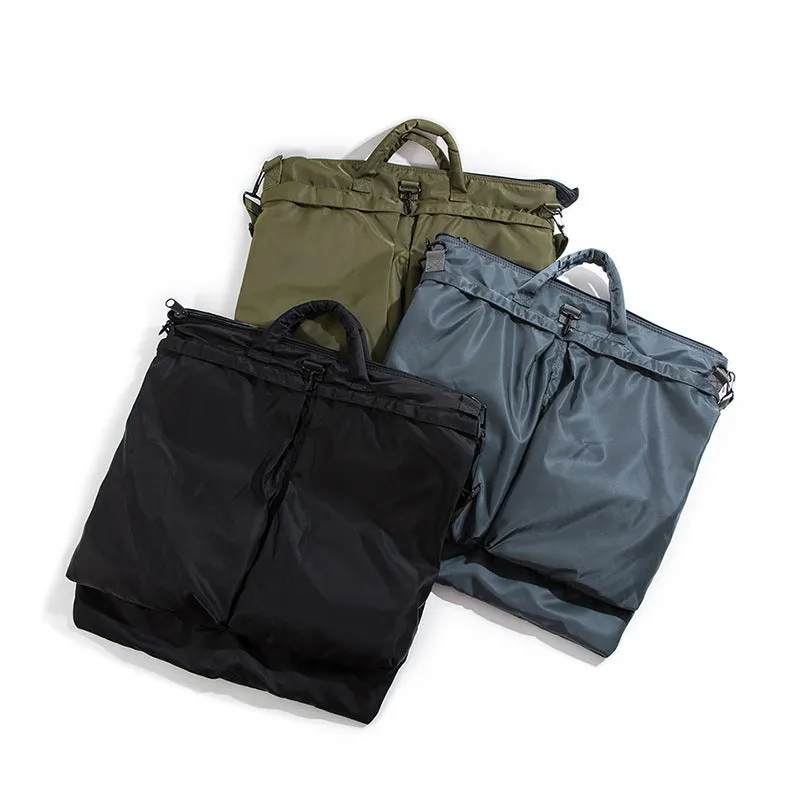 Oxford cloth large capacity computer messenger bag in solid colour for men leisure travel