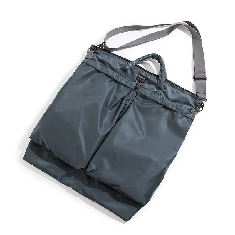 Oxford cloth large capacity computer messenger bag in solid colour for men leisure travel