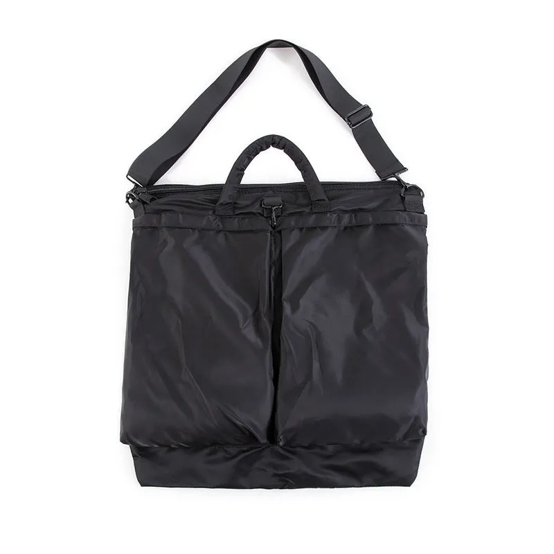 Oxford cloth large capacity computer messenger bag in solid colour for men leisure travel