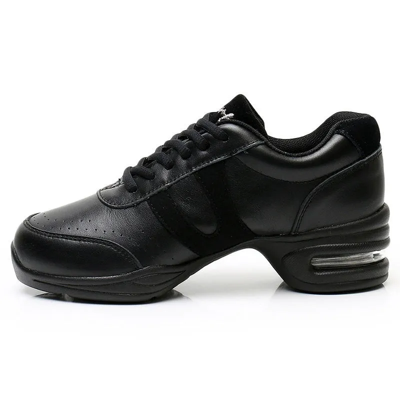 Modern women white mesh dancing shoes with polyurethane sole for dance sports