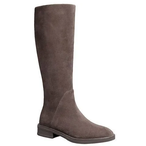 Women's solid colour frost-finished sheepskin Martin boots flat heel front lace-up round toe black with velvet