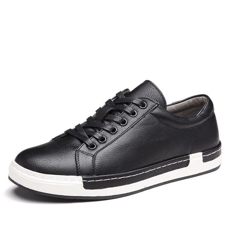 Handmade men casual shoes with rubber sole, front tie closure, flat heel, low top in multiple colours