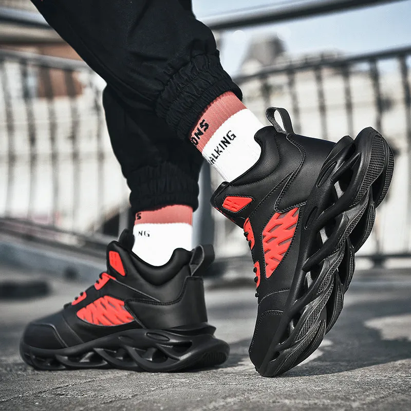 Men's camouflage sports leisure blade old shoes with round toe, low top, rubber sole and front tie in summer style