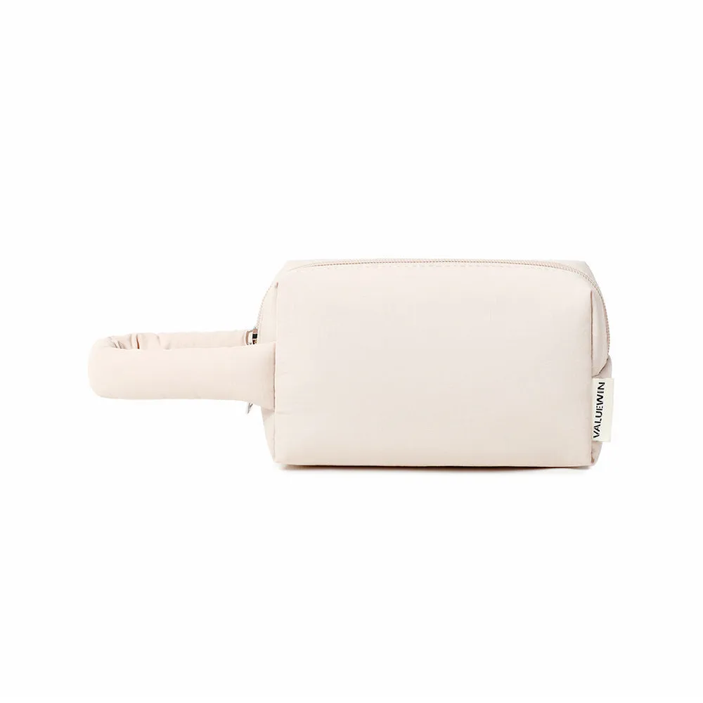 Digital accessories storage bag in khaki for cables headset and power bank
