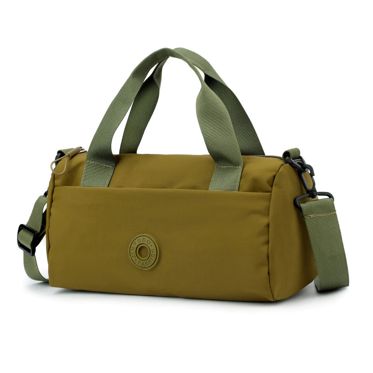 Oxford cloth one-shoulder short travel bag in solid colour, 30x14x16cm, six colour options