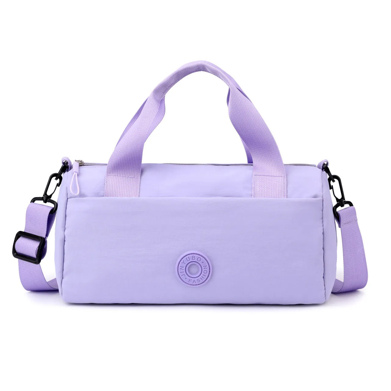Oxford cloth one-shoulder short travel bag in solid colour, 30x14x16cm, six colour options