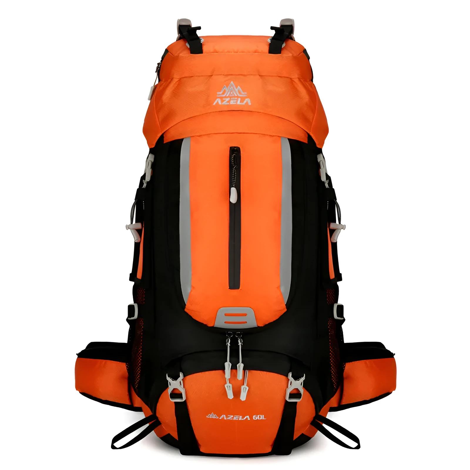 New outdoor mountaineering bag large capacity lightweight waterproof professional hiking camping backpack in blue