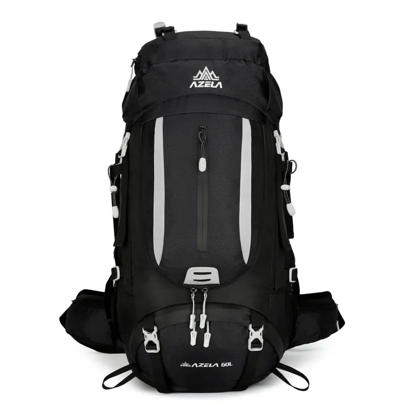 New outdoor mountaineering bag large capacity lightweight waterproof professional hiking camping backpack in blue