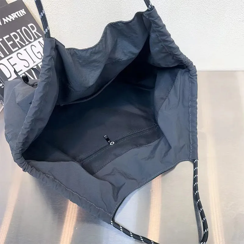 Women's soft Oxford cloth large capacity casual bow bag crossbody shoulder bag Urban Simplicity style