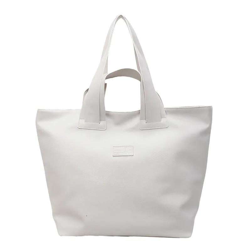 Advanced Texture Lightweight Travel Bag casual shoulder bag PU double connector street trend style