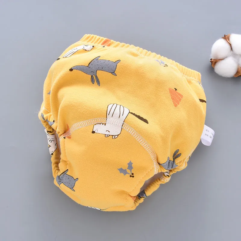 Pure cotton baby training pants, 6-layer gauze, washable diaper cover for potty training