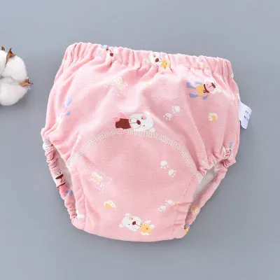 Pure cotton baby training pants, 6-layer gauze, washable diaper cover for potty training