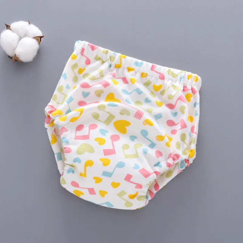 Pure cotton baby training pants, 6-layer gauze, washable diaper cover for potty training