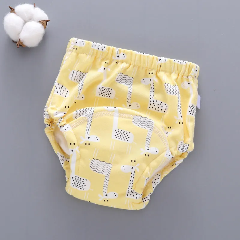 Pure cotton baby training pants, 6-layer gauze, washable diaper cover for potty training