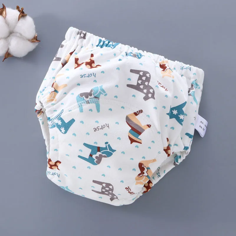 Pure cotton baby training pants, 6-layer gauze, washable diaper cover for potty training