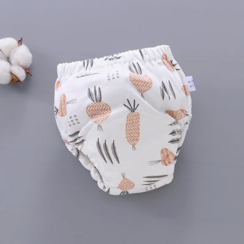 Pure cotton baby training pants, 6-layer gauze, washable diaper cover for potty training