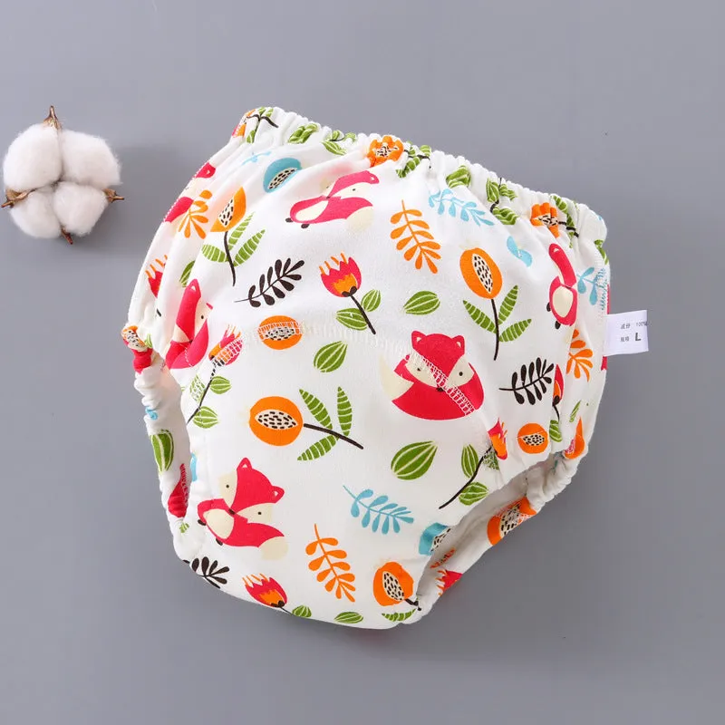 Pure cotton baby training pants, 6-layer gauze, washable diaper cover for potty training