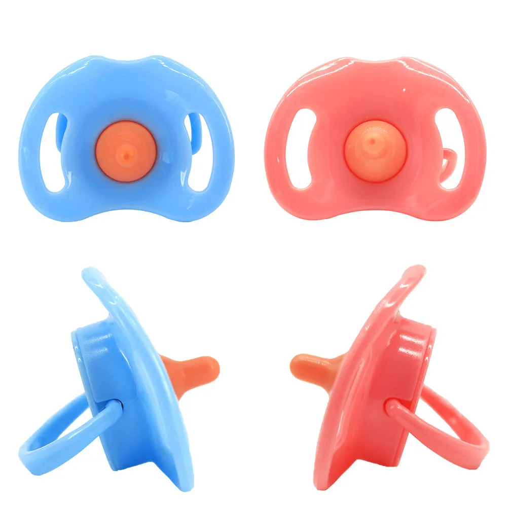 Plastic doll bottle nipple toy accessory set in bear blue combination for 14-18 inch dolls